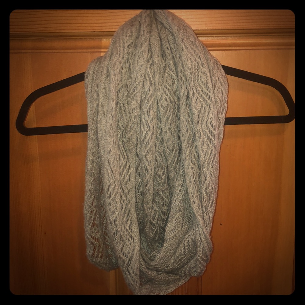 CLOSEOUT! Light Gray Infinity Scarf
